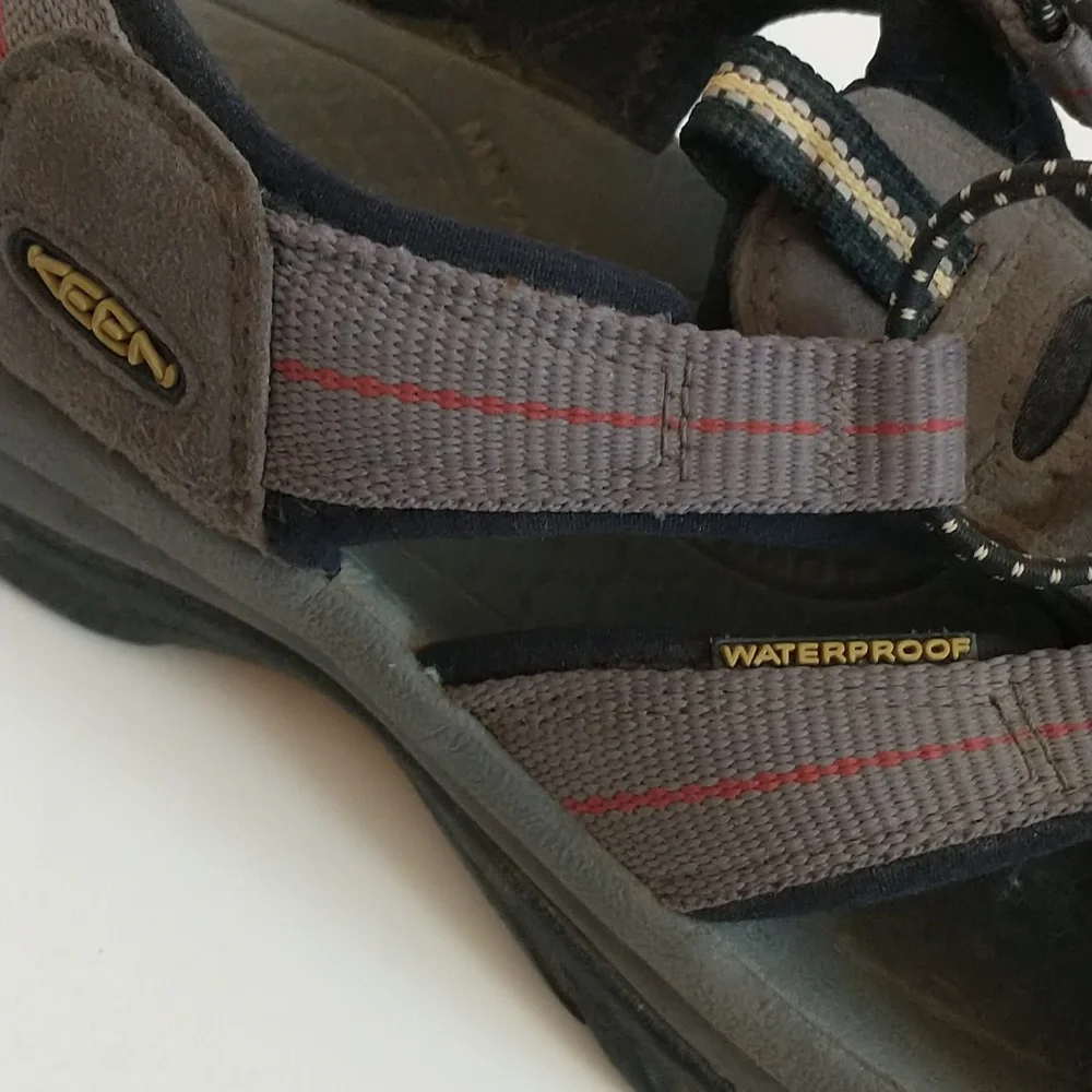 Keen Venice H2 Sandal,‎ Men Size 8.5, Euro 41, Gray And Orange, Waterproof, Hike
